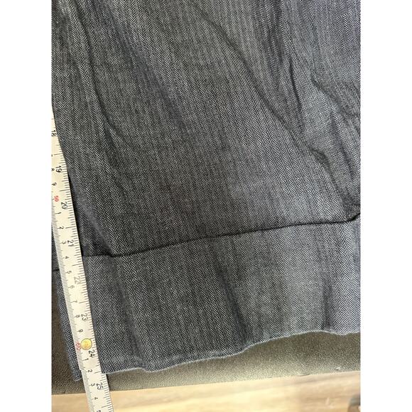 Brooks Brothers Linen Blend Blue Denim Wide Leg Crop Pants Women's Size 6 - Picture 10 of 11